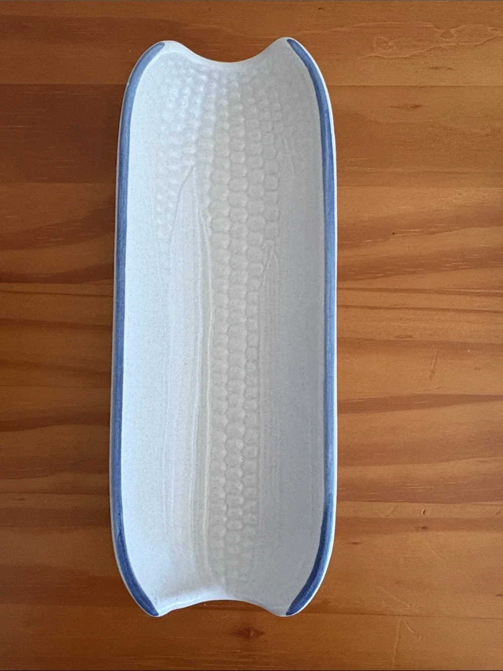Vintage Pfaltzgraff Yorktowne Stoneware Corn on the Cob Side Dish Tray Set of 4